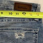 Big star Maddie Straight Denim Blue Jeans Womens Size 27R Distressed Photo 4