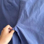 Anne Klein  Blue Business Casual Stretch Ankle Pants with Gold Buttons, Size 10 Photo 12