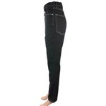 We Wore What Danielle Women's Black Button Fly High Waist Straight Denim Jeans 29 Photo 1