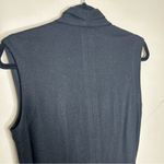 Helmut Lang Wool Dress Black Sleeveless Wrap Top Womens Size P / TP 100% Wool Photo 6