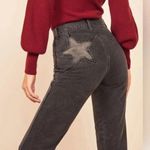 Reformation Star Jeans High Waist Black Grey Straight Leg size 30 Photo 15