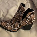 Snakeskin Boot Brown Size 7 Photo 0