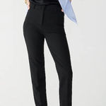 J.Crew High Rise Cameron Dress Pants in Four Way Stretch | Black | 6 Tall Photo 0