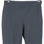 St. John Caviar Alexa Milano Black Knit Vented Ankle Pant Photo 2