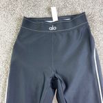 Alo Yoga Black White Striped High Waist Leggings Athleisure Workout Womens S Photo 6