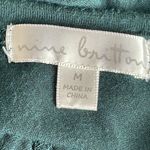 Nine Britton  Deep Green Long Sleeve Top Photo 3