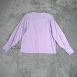 Chains of Buffalo Shirt Womens Small Purple Floral Embroidery Fairy Peasant Boho Photo 2