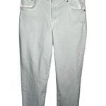 Ella Moss High Waist Straight Cropped White Jeans Sz 10 / 30 Photo 0