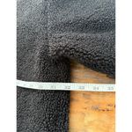 Good American Black Sherpa Teddy Fleece Shacket Oversized Jacket Coat Photo 3