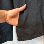 Sundipy Asian Fashion Dark Navy Blue Zip Up Hooded Colorful Woven Bomber Jacket Size L Photo 6