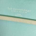 Soft Surroundings Soft Surroungings Womens Faux Wrap Top Aqua Light Blue Shirt Long Sleeve Large Photo 1