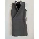 Ontwelfth Women Gray Black Jersey Short Sleeve Mini Dress Size Small Stretch NEW Photo 2