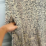 Volcom Women's High Wired Trapeze Style Animal Print Knit Dress size Large NWT Photo 7