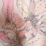 Vocal  Women's Floral with Crystal Embellishments Sheer Tank size M Photo 5