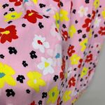 Chic Floral Pink Dress with Ruffle Sleeves Photo 4