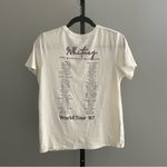 Whitney Houston Moment of Truth '87 World Tour Tee in Ivory Size Small White Photo 1