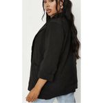 Missguided Plus NWT Black Pricepoint Boyfriend Blazer Photo 1