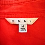 CAbi  EUC # 727 Coral Taylor Utility Jacket with Ruffle Detail in Back Photo 6