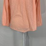 American Eagle Long Sleeve Peach Crop Boho Peasant Top Size Medium Photo 8