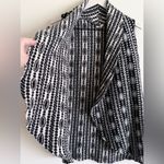 Moth by Anthropologie Draped Wool Blend Jacquard Sweater Vest Photo 2