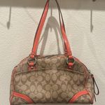 Coach Pey Satchel - Khaki/Persimmon - with Dust Bag Photo 5