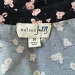 Maison Jules  Black Floral Print Long Sleeve Dress Photo 5