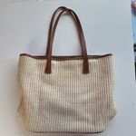 Furla  Woven Tote with Leather Straps Photo 4