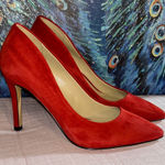 Saks 5th Avenue Saks Fifth Avenue Size 6 Burnt Orange Heels Photo 0