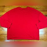 Disney MICKEY MOUSE RED CUPID OVERSIZED SEMI CROPPED SHIRT 2X NWOT Photo 7