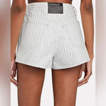 Alexander Wang  Bite Short With Crystal Stripe in Vintage White Medium Rhinestone Photo 1