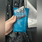 Mac Duggal NWT  5124 Beaded Long Sleeve Evening Gown Charcoal 18 Photo 5