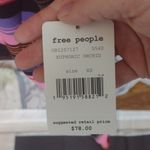 Free People Baja striped orchid top size xs Photo 3