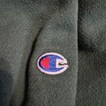 Champion Vintage  Reverse Weave Hunter Green Sweatshirt Size Medium Photo 8