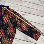 Victoria's Secret Victoria’s Secret Gold Label Vintage Pajama Set Satin Silky Red Navy Size Large Photo 4