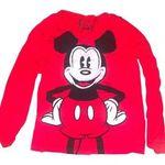 Disney  y2k Mickey mouse Long sleeve baby tee Photo 0