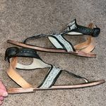 Anthropologie Meher Kakalia Queen Sofia Beaded Festival Sandal 40 / 9 Gray Photo 4