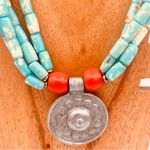 Boho Southwestern Turquoise & Orange Multi Photo 5