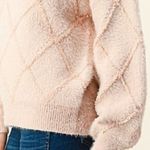 Fuzzy Diamond Sweater‎ Pink Photo 11