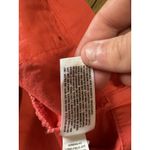 Old Navy Women Rebellion Red Size Medium Long Field Jacket Cotton Zip READ Photo 10