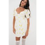 For Love & Lemons NWT  Claude Embroidered Mini Dress Sz Small $240 Photo 2