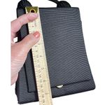 Vintage Art Deco styled top handled little black bag. Photo 4