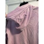 DANNIJO Lavender Purple Tie Dye Crop Hoodie Sweatshirt Small 100% Soft Cotton Photo 4