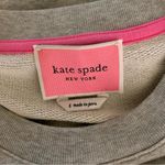 Kate Spade  Tiered Sweatshirt Dress Small Gray Photo 5