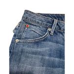 Hudson  Denim Cuffed Bootie Shorts Back Flap Pockets Daisy Dukes Sz 29 Photo 1