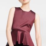 ZARA  open back satin peplum Photo 0
