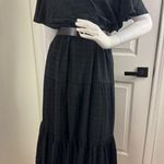 Ralph Lauren Lauren  Shadow-Gingham Belted Cotton-Blend Dress.  B10 Photo 1