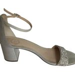 I. Miller  Womens Rhinestone Ankle Strap Block Heel Sandals Size 9 EUC Photo 0