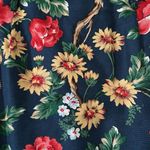 Talbots Vintage  floral maxi-pencil 100% cotton skirt - Size 10 Photo 1