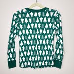 Hanna Andersson Organic Cotton Christmas Tree Pajama Top Green White Size S Photo 3
