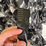 Free People NEW These Dreams Black Floral mini Long Sleeve Dress Size Small Photo 7